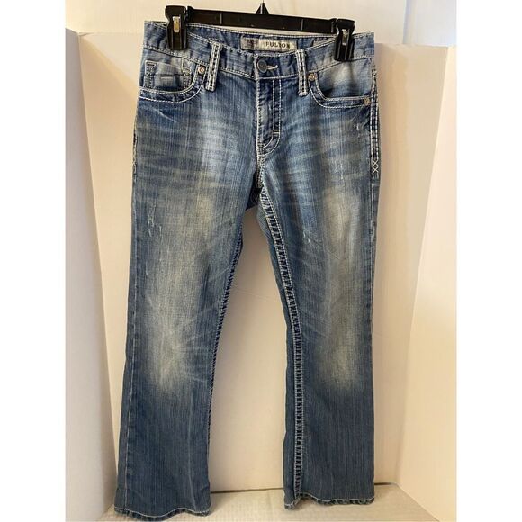 Buckle jeans BKe Fulton Jeans 29Lx27" distressed - Picture 6 of 8